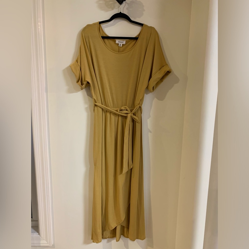 Zenana mustard dress. 2x